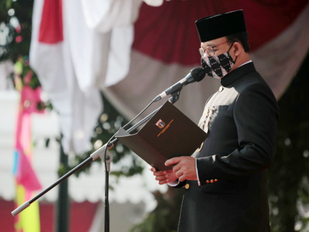  Pimpin Upacara HUT Jakarta, Anies Tegaskan Ketangguhan Jakarta Dalam Hadapi Tantangan