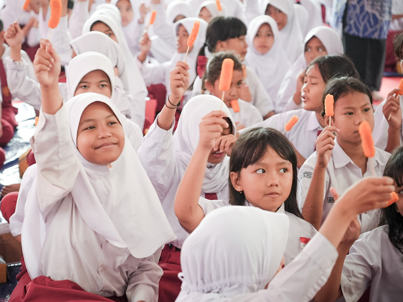 Siswa - Siswi Kelas IV - VI SDN 07 Petamburan Ikut Kampanye Gemarikan