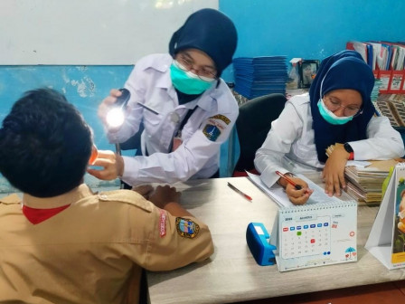 117 Siswa SD Tugu Bakti Ikuti Skrining Kesehatan