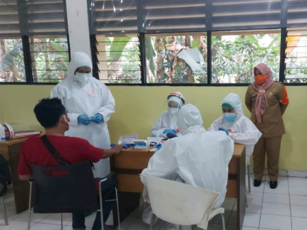  51 Pelaku UMKM di Benhil Ikuti Rapid dan Swab Test