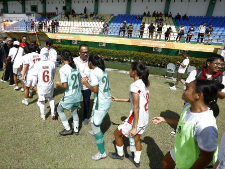 Final Sepakbola Tim Putri DKI Lawan Jabar Siap Digelar Sabtu Sore