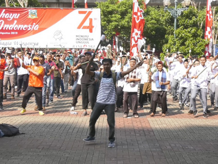  Peserta Jakarta Muharram Festival Asal Jaksel Dibekali Pelatihan koreografi dan Yel	