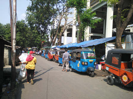 Besok, Lapak PKL di Pasar Kebayoran Lama di Tertibkan