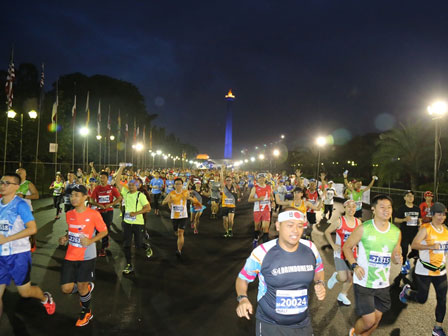  16 Ribu Peserta Ikuti Jakarta Marathon 2016