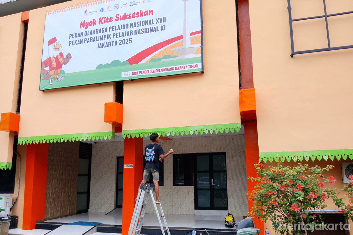 Jelang POPNAS XVII dan PEPARPENAS VI, Enam Venue di Jaktim Dibeutifikasi 