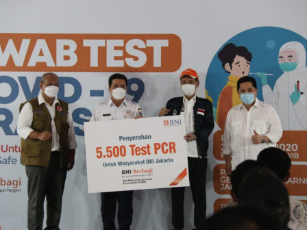 Wagub Ariza Apresiasi Bantuan Alat Test Swab PCR Bagi Tenaga Medis dan Warga Jakarta dari BNI