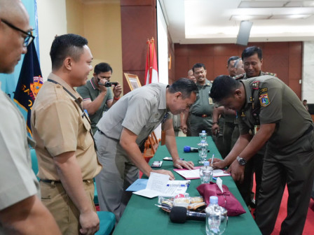 Satpol PP Jaktim Canangkan Zona Integritas