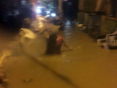 Tanah Longsor di Pondok Labu Akibatkan Banjir