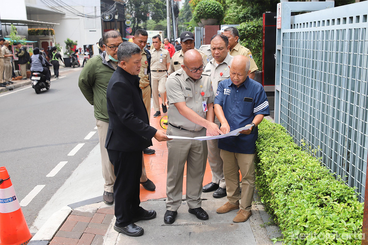 TP3W Jakpus survei lapangan lahan fasos fasum