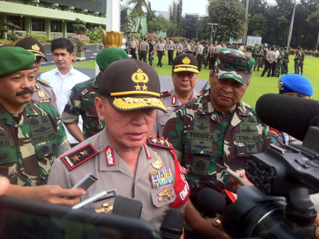 TNI/Polri Siapkan Belasan Ribu Personel Amankan Pilkada DKI