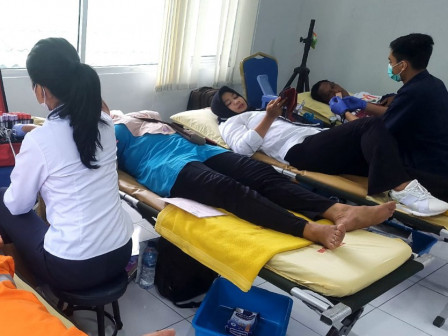  75 Peserta Ikuti Donor Darah di Pulau Pramuka 