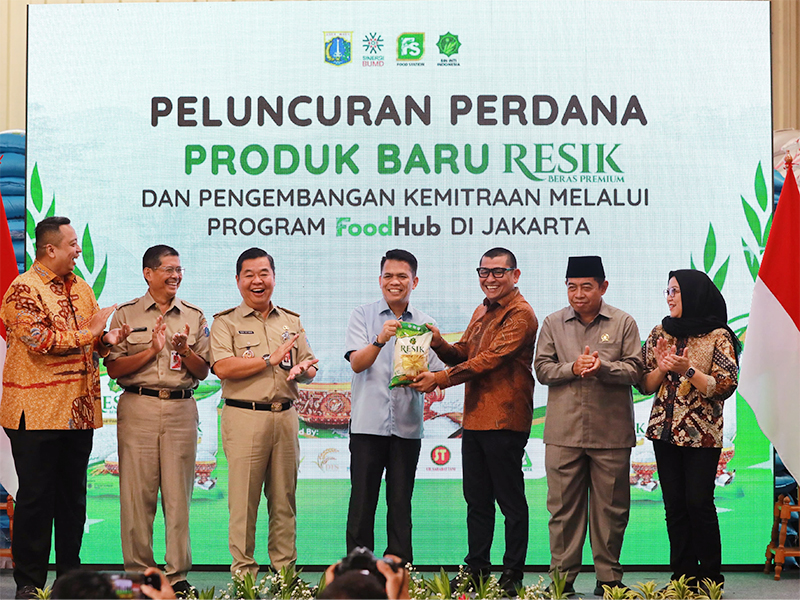  Perkuat Ketahanan Pangan, Pj Gubernur Teguh Luncurkan FoodHub dan Beras Resik