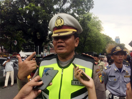 Jalan Medan Merdeka Selatan Ditutup