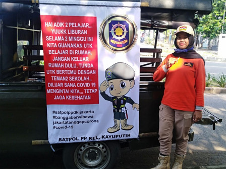 Any Septi Ningsih Bangga Jadi Anggota Satpol PP DKI