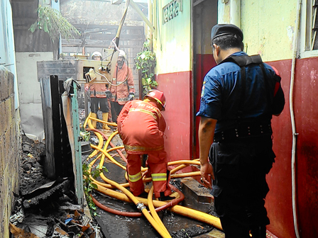 Kebakaran di Cibesut Hanguskan 2 Rumah