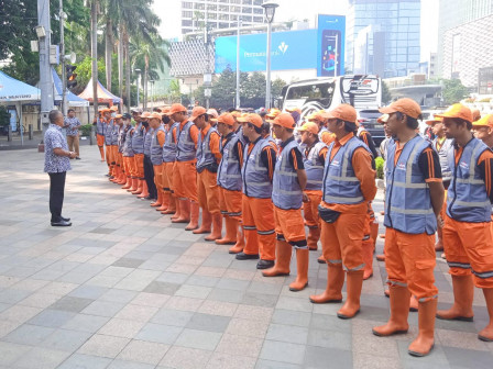  100 PPSU di Menteng Dibagikan Rompi dari Pj Gubernur 