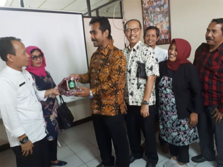  DPRD Gunung Kidul Kunker ke Sudin Kominfotik Jakbar 