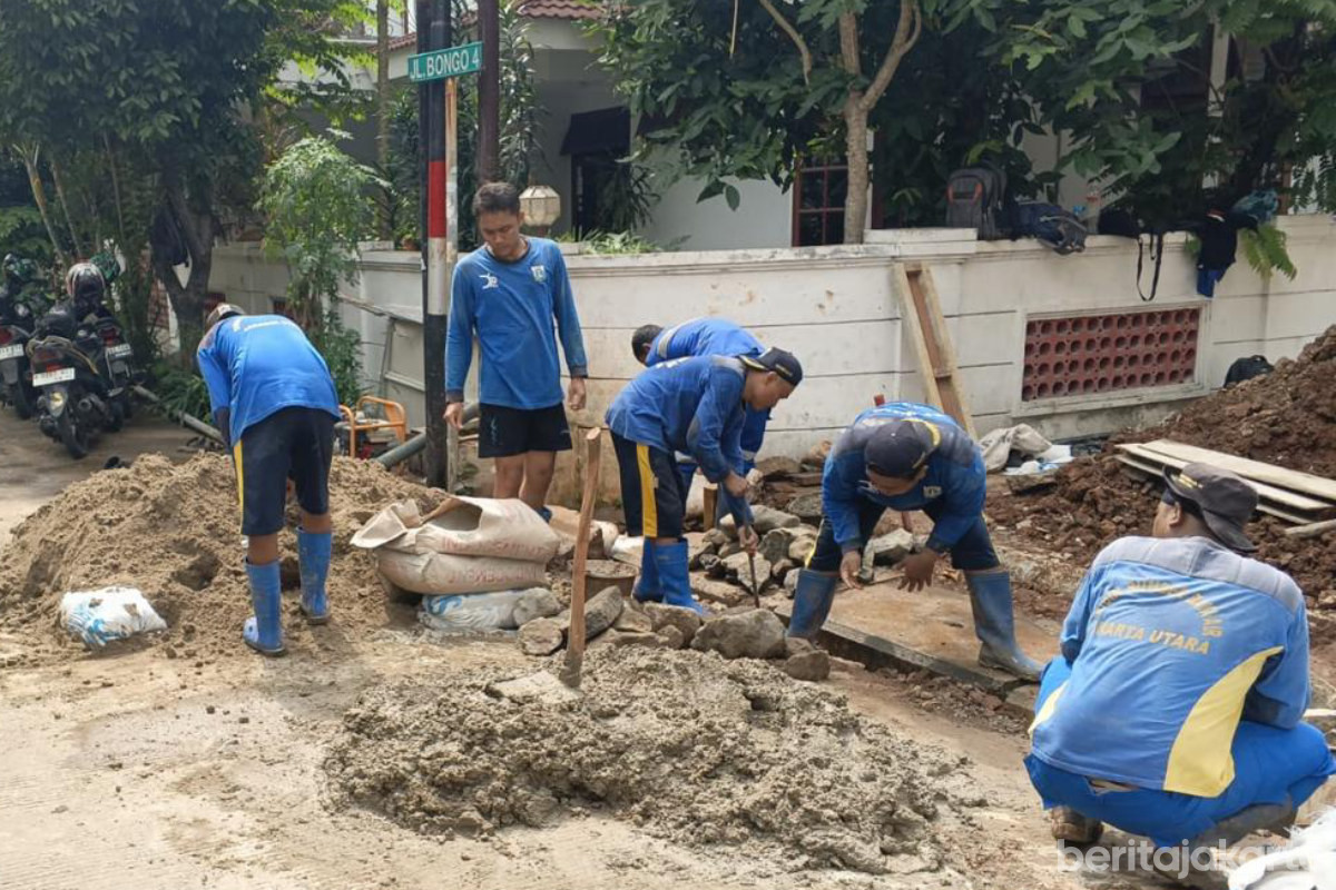 Pembuatan Crossing di Jalan Bongo IV Ditarget Rampung Pekan Depan 