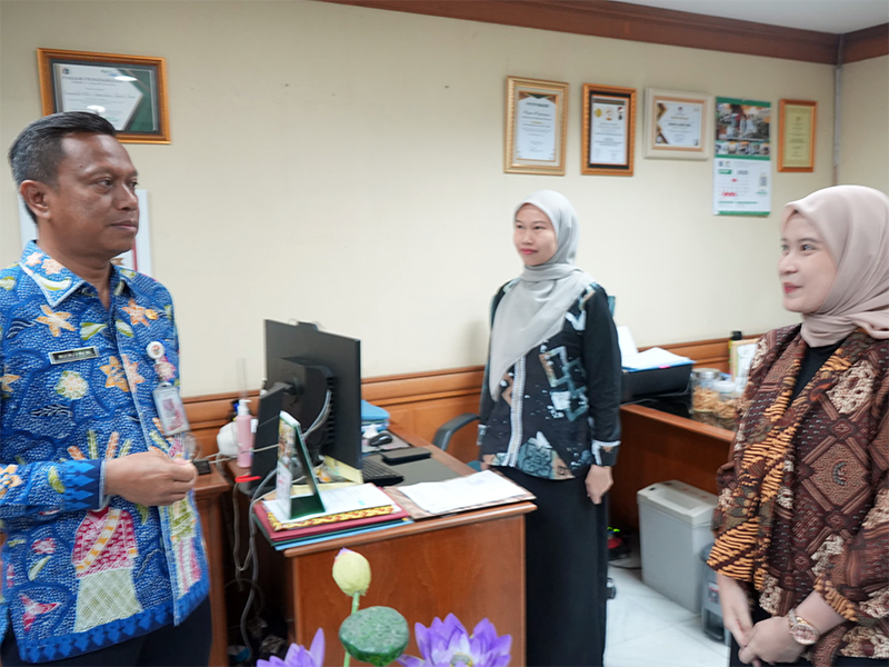  Hari Pertama Kerja, Munjirin Sidak Kelilingi kantor Wali Kota