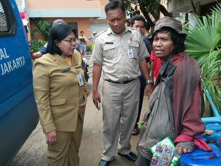 Empat PMKS Terjaring Razia di Cilincing