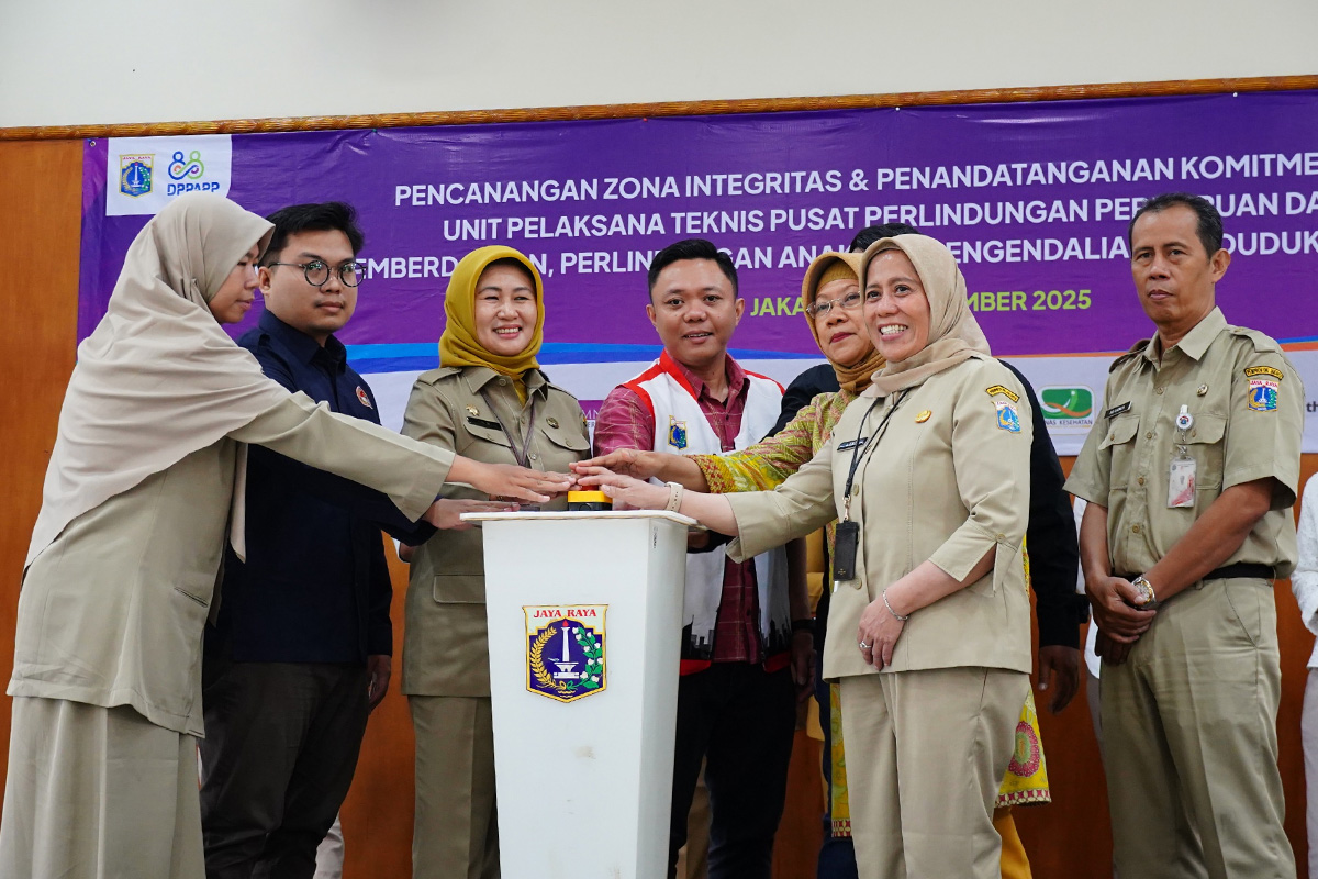 Dinas PPAPP meluncurkan mencanangkan zona integritas dan komitmen bersama