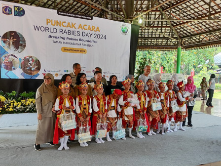 World Rabies Day di Taman Margasatwa Ragunan Berlangsung Meriah