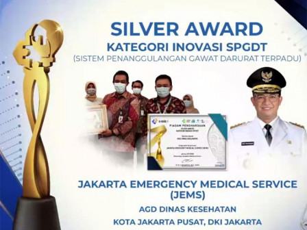 UP AGD Dinkes Raih Silver Award IndoHCF Tingkat Nasional