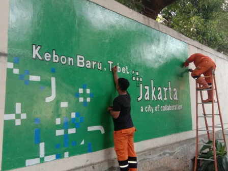 Kelurahan Kebon Baru Dipercantik Dengan Seni Mural