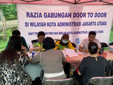  51 Kendaraan Penunggak Pajak Terjaring Razia di PIK