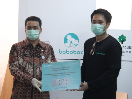 Kolaborasi dengan Bobobox - Li Ka Shing Foundation, Pemprov DKI Terima Bantuan Fasilitas Istirahat B