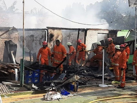 Kebakaran di Bintaro Berhasil Dipadamkan 