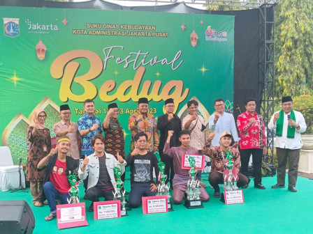 Kelurahan Kemayoran Sabet Juara Satu Festival Bedug Jakpus