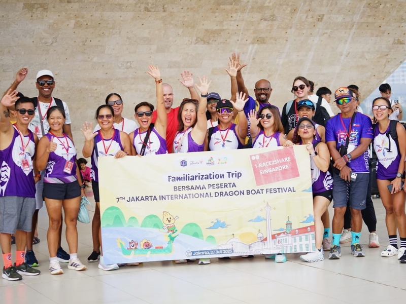 Disparekraf DKI Fasilitasi City Tour untuk 200 Delegasi Asing Dragon Boat Festival