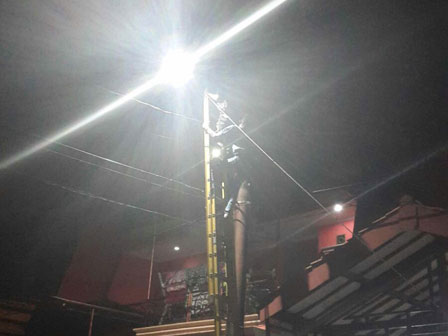  Pemasangan 9.000 Lampu LED di Jakbar Rampung Desember