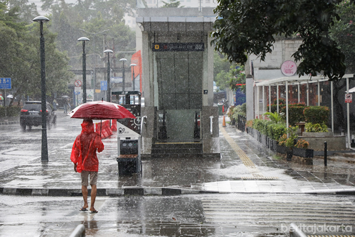 hari ini hujan jakarta 