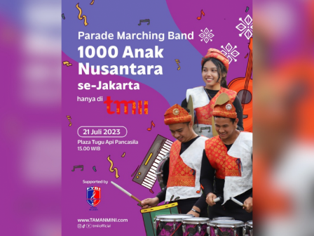 TMII Sajikan Parade Marching Band Anak di Akhir Pekan