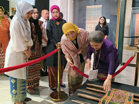  Beragam Songket Langka Indonesia Dipamerkan di Museum Tekstil