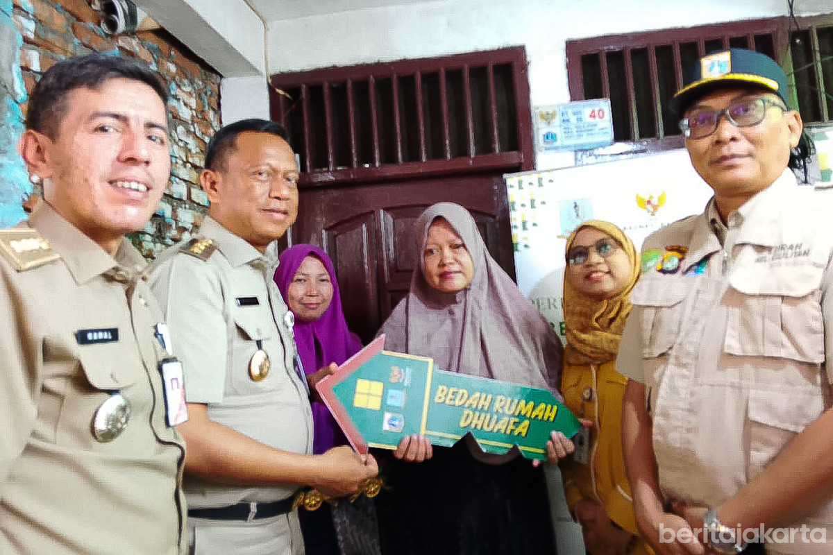 Baznas Bazis Jaktim bedah rumah warga kurang mampu