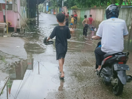 Genangan di Kelurahan Rambutan Surut 