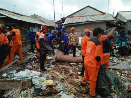 Lima Ton Sampah Berhasil Diangkut Dari Pulau Kelapa