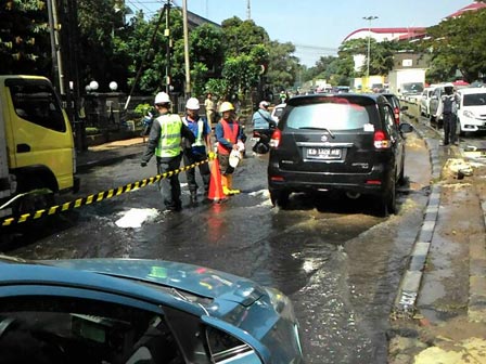  15 Kelurahan Terdampak Kebocoran Pipa Air Bersih 