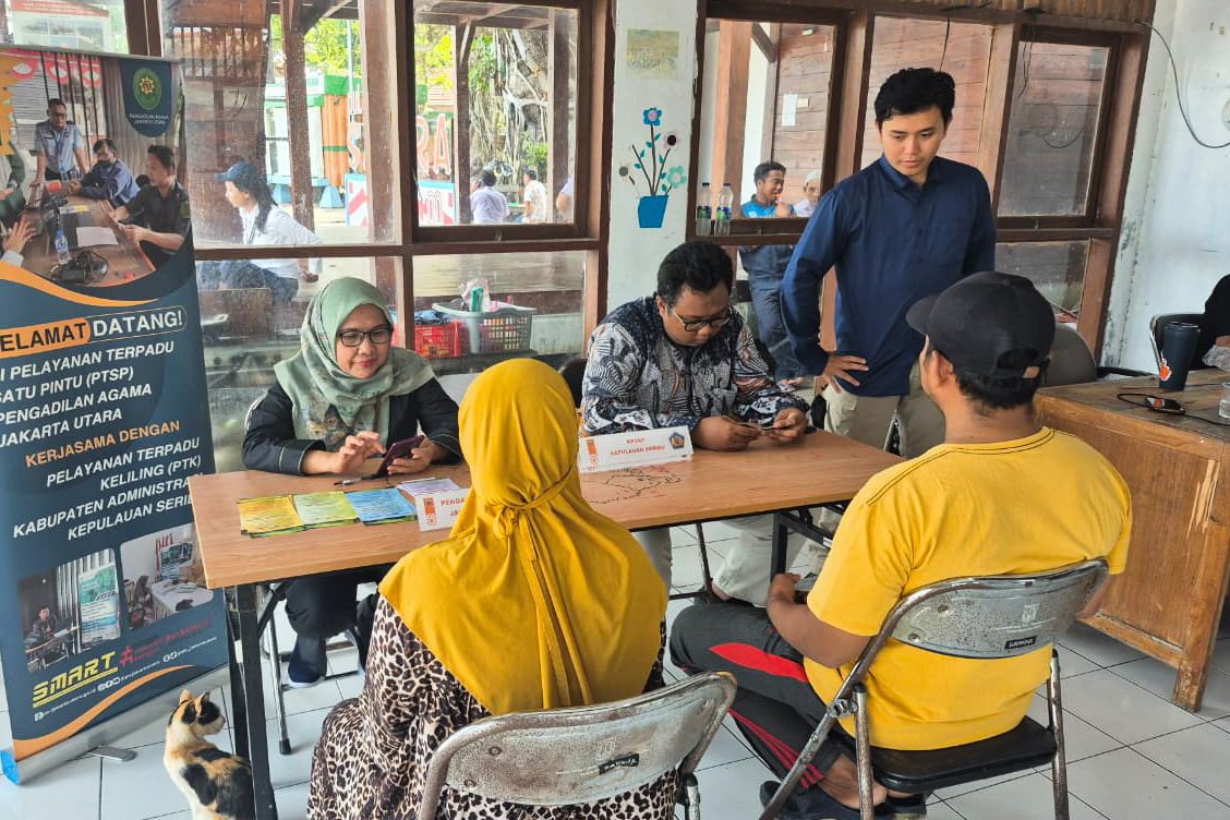 Pelayanan terpadu keliling di Pulau Sabira