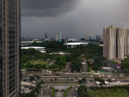 Waspadai Hujan Petir di Sebagian Jakarta pada Siang dan Sore Hari 