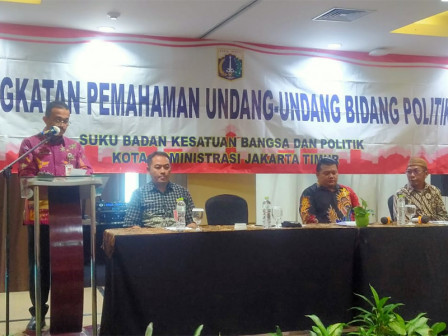  Wali Kota Jaktim Buka Sosialisasi Peningkatan Pemahaman Pemilu 