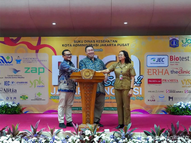 Wakil Wali Kota Jakarta Pusat, Eric PZ Lumbun membuka konvensi mutu Ring-1 Jakarta Inovasi Season 2