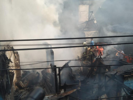 Kebakaran di Jalan Kebon Jahe Kober Berhasil Dipadamkan
