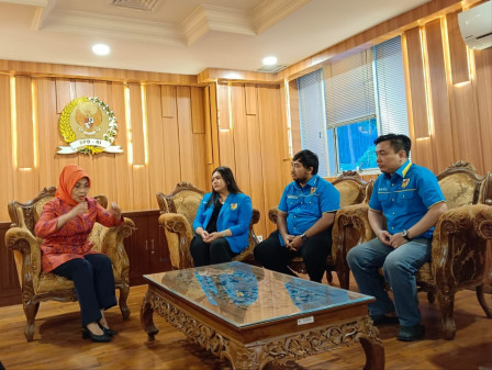 DPD KNPI DKI Kunker ke Senator Sylviana Murni