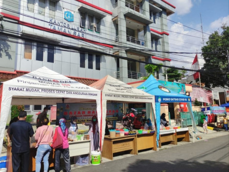 Bazar Takjil Ramadan Digelar di Halaman Kantor Kelurahan Taman Sari