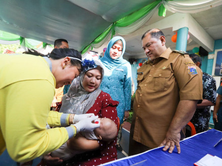 Imunisasi Rotavirus di Jakut Sasar 15.478 Anak Balita 