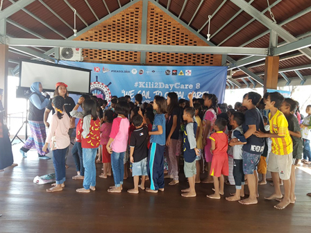 100 Siswa di Pulau Harapan Ikuti Kili 2 Day Care